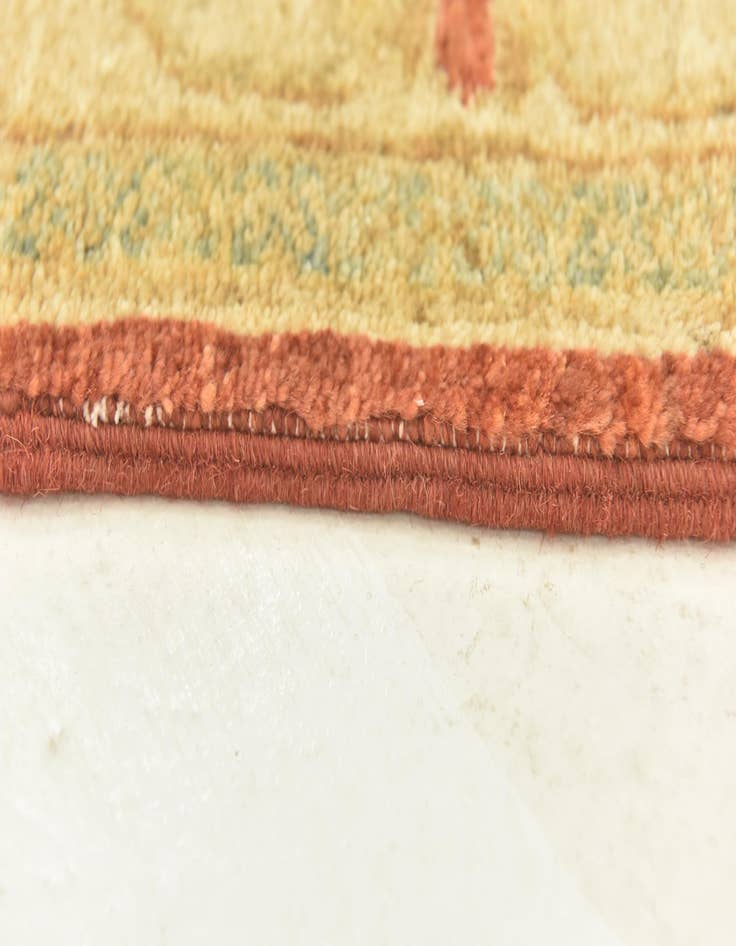 Detail image of 2' 9 x 9' 9  Hand Knotted Peshawar Ziegler Runner Rug