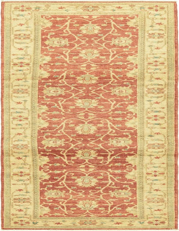 Detail image of 2' 9 x 9' 9 Hand Knotted Peshawar Ziegler Runner Rug