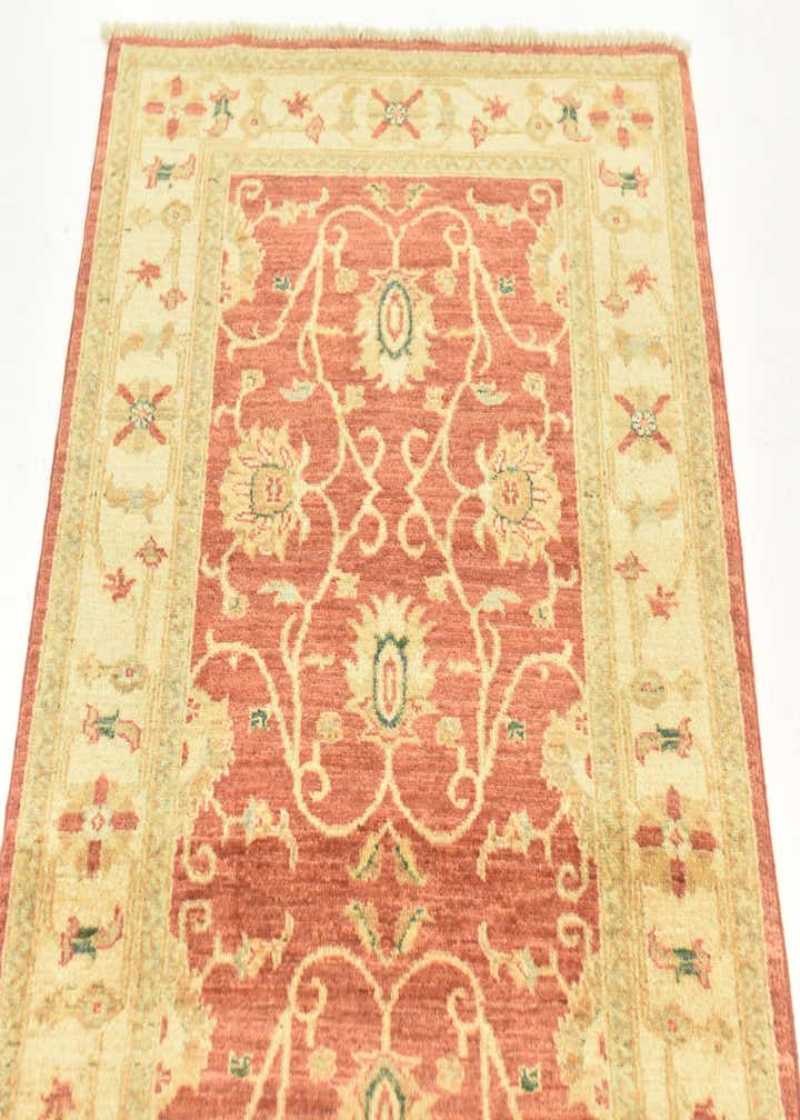 2' 8 x 9' 2 Hand Knotted Peshawar Ziegler Runner Rug