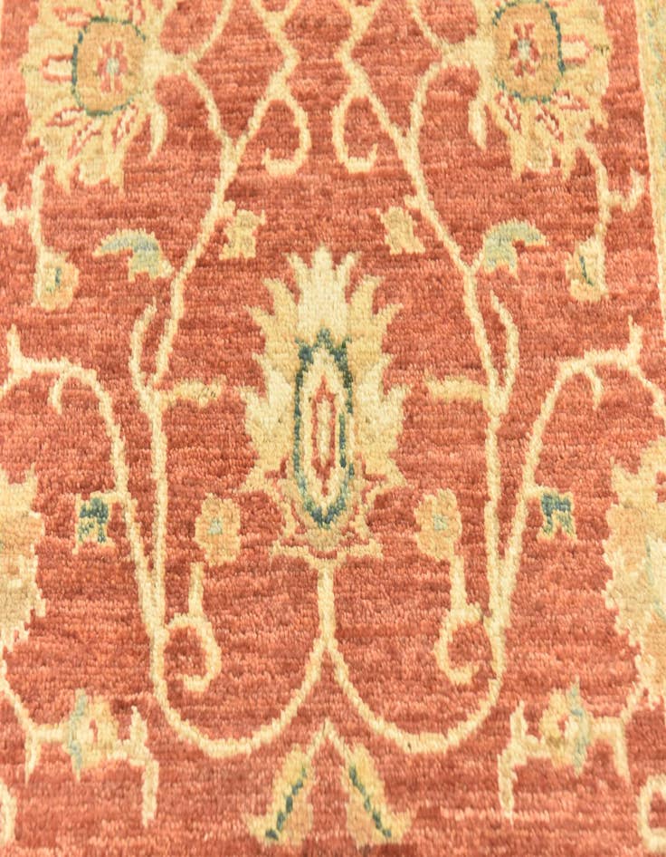 Detail image of 2' 8 x 9' 2  Hand Knotted Peshawar Ziegler Runner Rug