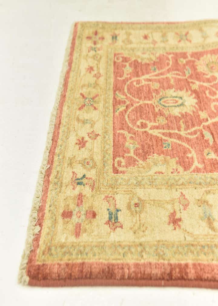 2' 8 x 9' 2 Hand Knotted Peshawar Ziegler Runner Rug