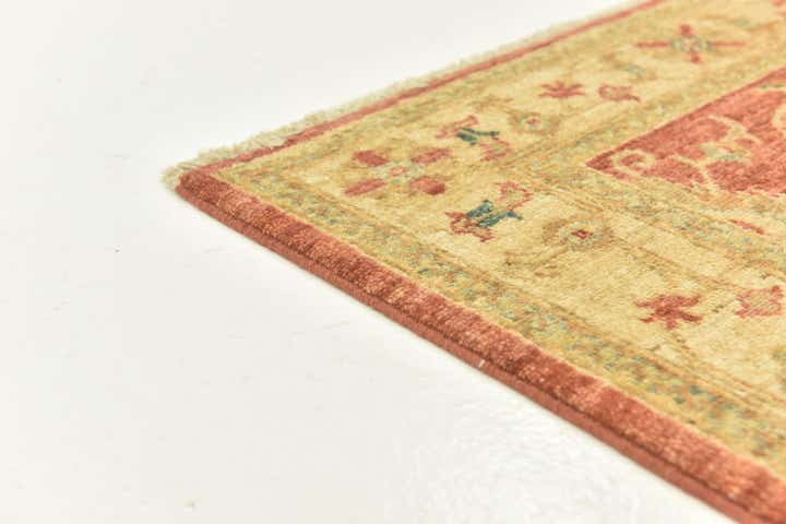 2' 8 x 9' 2 Hand Knotted Peshawar Ziegler Runner Rug