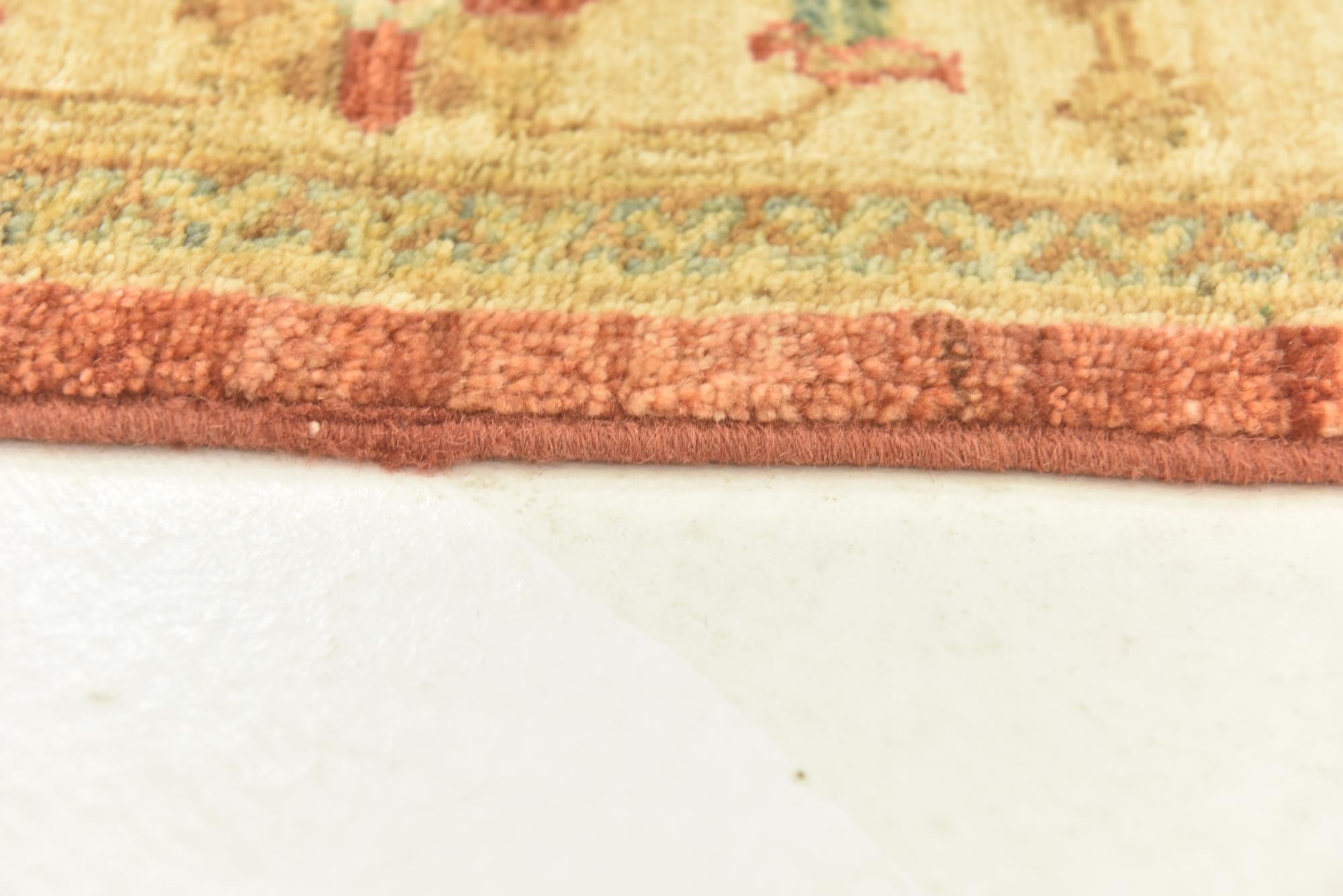 2' 8 x 9' 2 Hand Knotted Peshawar Ziegler Runner Rug