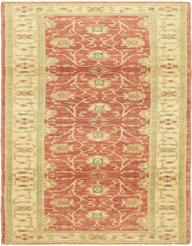 Detail image of 2' 8 x 9' 2 Hand Knotted Peshawar Ziegler Runner Rug