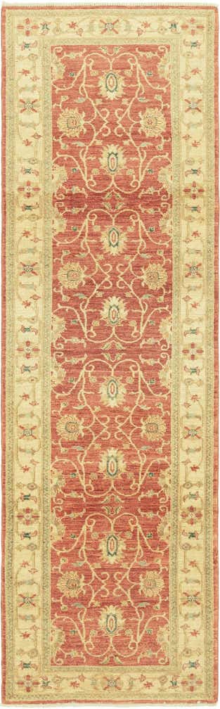 2' 8 x 9' 2 Hand Knotted Peshawar Ziegler Runner Rug