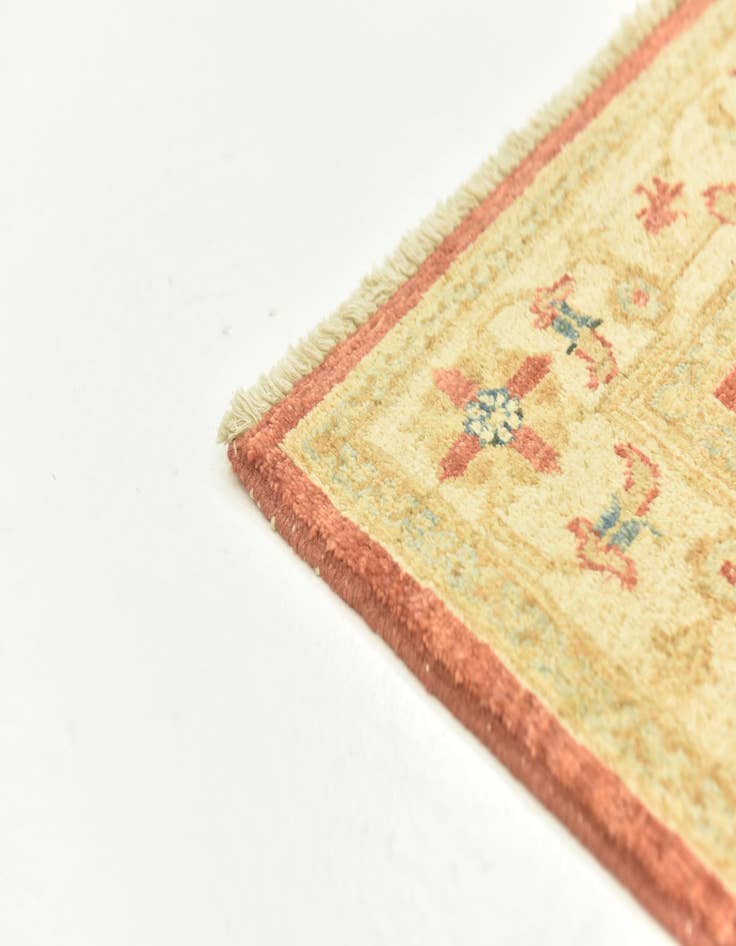 Detail image of 2' 8 x 9' 10  Hand Knotted Peshawar Ziegler Runner Rug