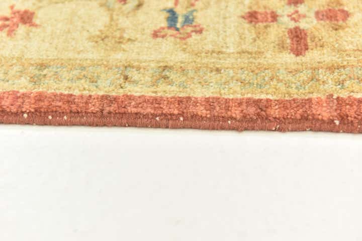 2' 8 x 9' 10 Hand Knotted Peshawar Ziegler Runner Rug