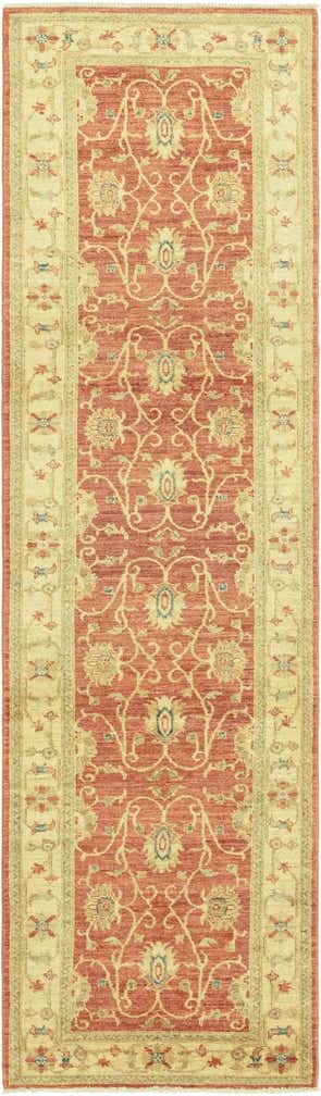 2' 8 x 9' 10 Hand Knotted Peshawar Ziegler Runner Rug