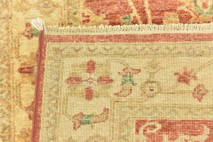 2' 8 x 9' 6 Hand Knotted Peshawar Ziegler Runner Rug
