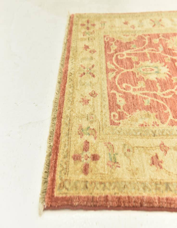 Detail image of 2' 8 x 9' 6  Hand Knotted Peshawar Ziegler Runner Rug