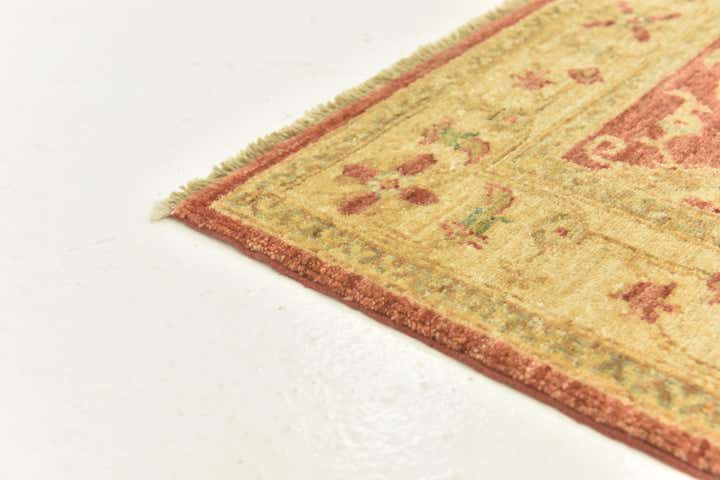 2' 8 x 9' 6 Hand Knotted Peshawar Ziegler Runner Rug