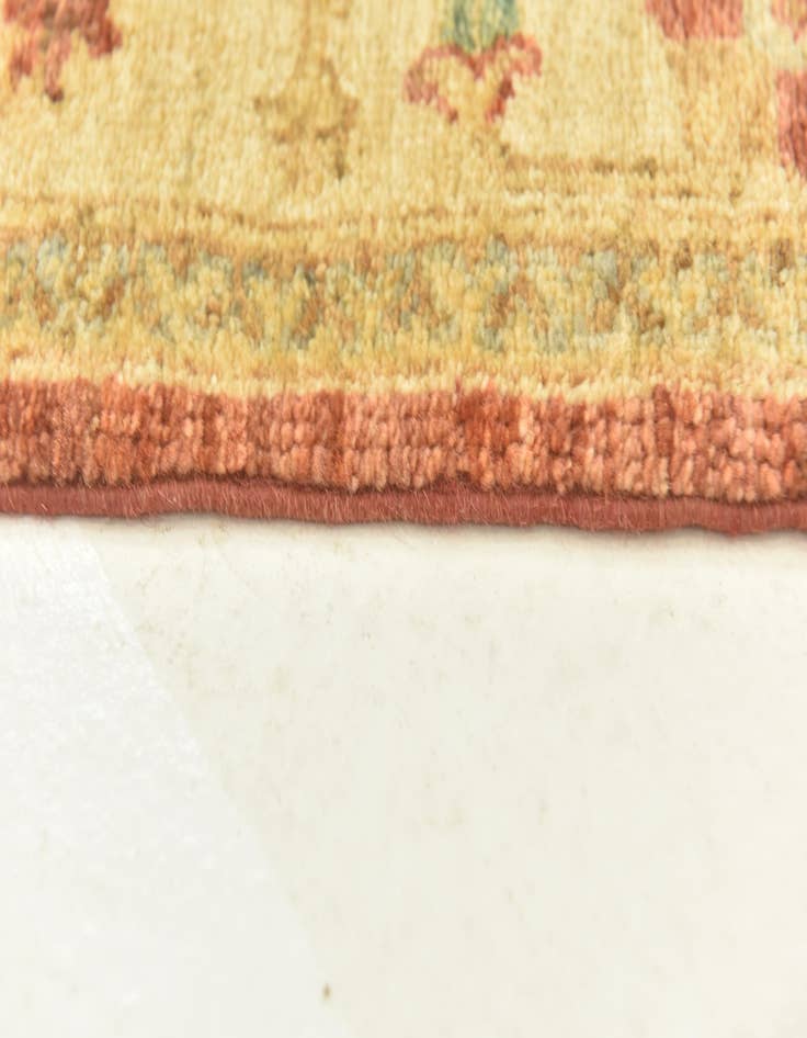 Detail image of 2' 8 x 9' 6  Hand Knotted Peshawar Ziegler Runner Rug