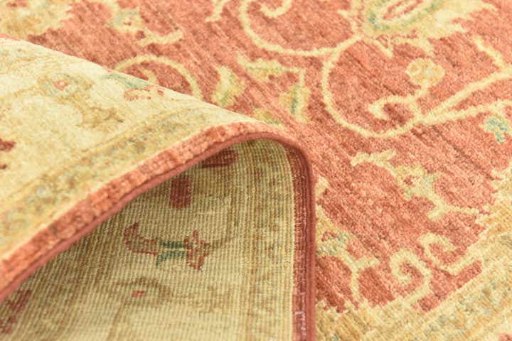 2' 8 x 9' 6 Hand Knotted Peshawar Ziegler Runner Rug