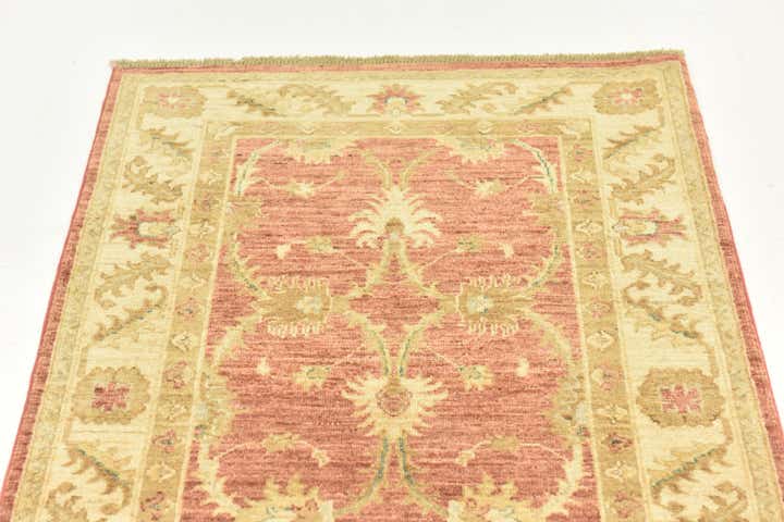 2' 8 x 9' 8 Hand Knotted Peshawar Ziegler Runner Rug