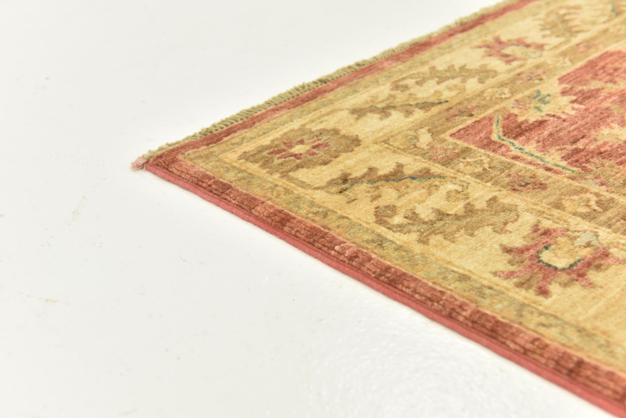2' 8 x 9' 8 Hand Knotted Peshawar Ziegler Runner Rug