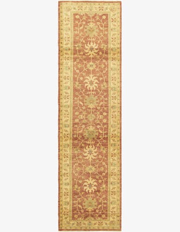 2' 8 x 10' 7 Hand Knotted Peshawar Ziegler Runner Rug