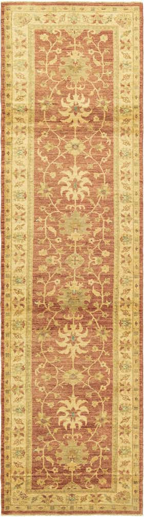 2' 8 x 10' 7 Hand Knotted Peshawar Ziegler Runner Rug