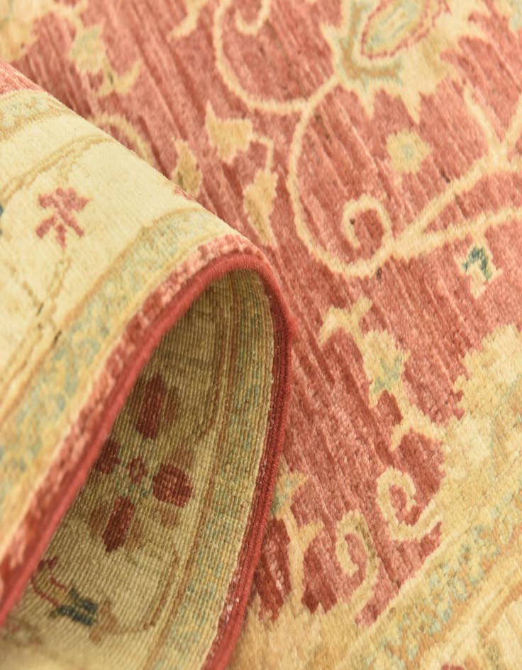 Detail image of 2' 7 x 9' 8  Hand Knotted Peshawar Ziegler Runner Rug