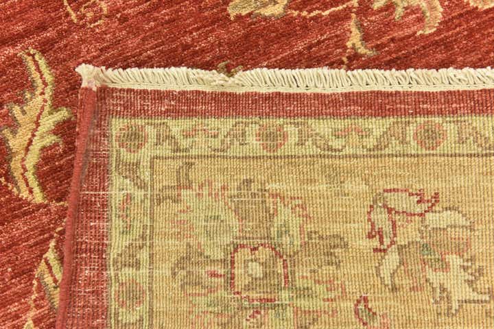 4' 10 x 19' 3 Hand Knotted Peshawar Ziegler Runner Rug