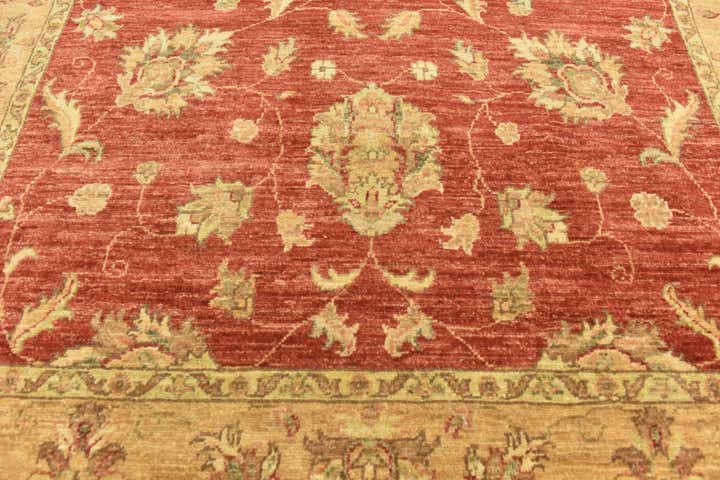 4' 10 x 19' 3 Hand Knotted Peshawar Ziegler Runner Rug