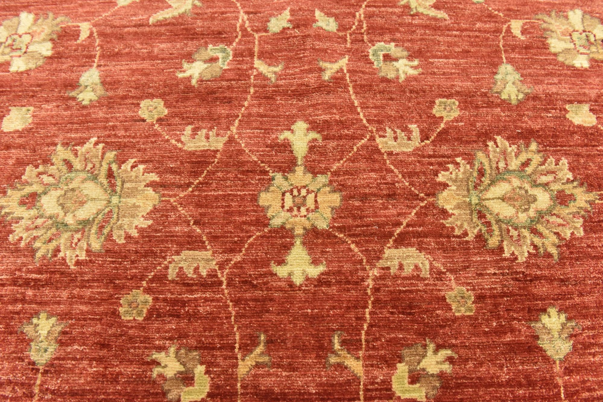 4' 10 x 19' 3 Hand Knotted Peshawar Ziegler Runner Rug