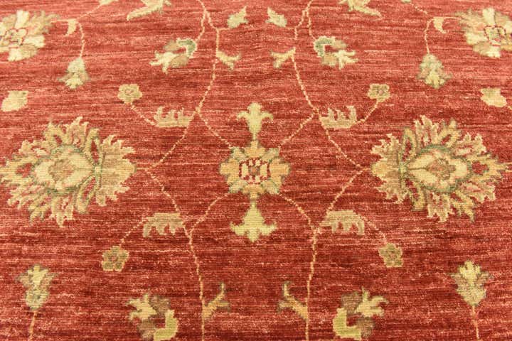 4' 10 x 19' 3 Hand Knotted Peshawar Ziegler Runner Rug