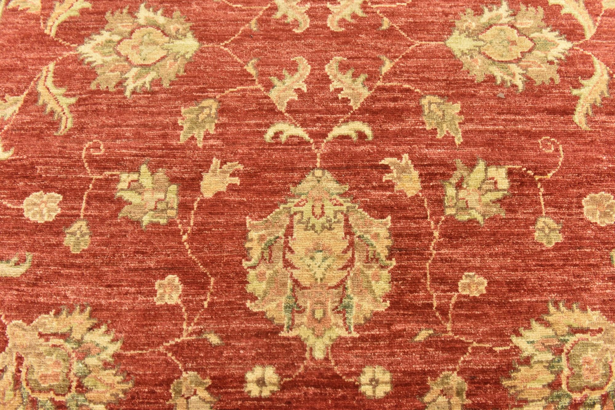 4' 10 x 19' 3 Hand Knotted Peshawar Ziegler Runner Rug