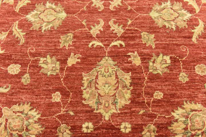 4' 10 x 19' 3 Hand Knotted Peshawar Ziegler Runner Rug
