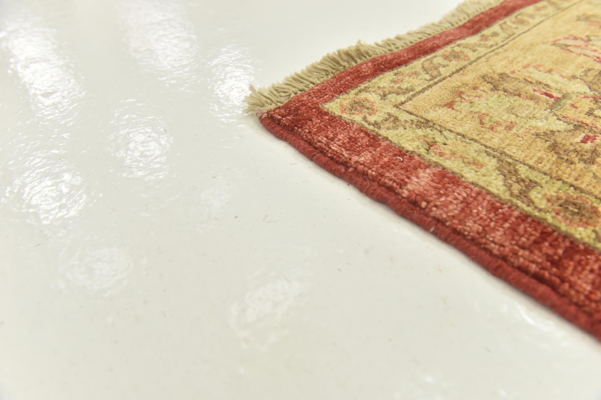4' 10 x 19' 3 Hand Knotted Peshawar Ziegler Runner Rug
