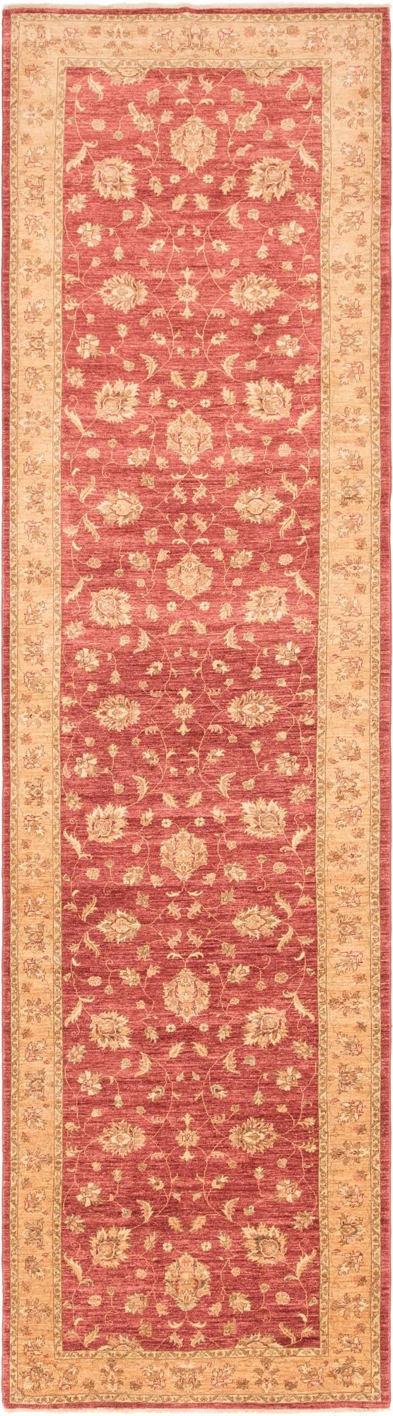 4' 10 x 19' 3 Hand Knotted Peshawar Ziegler Runner Rug