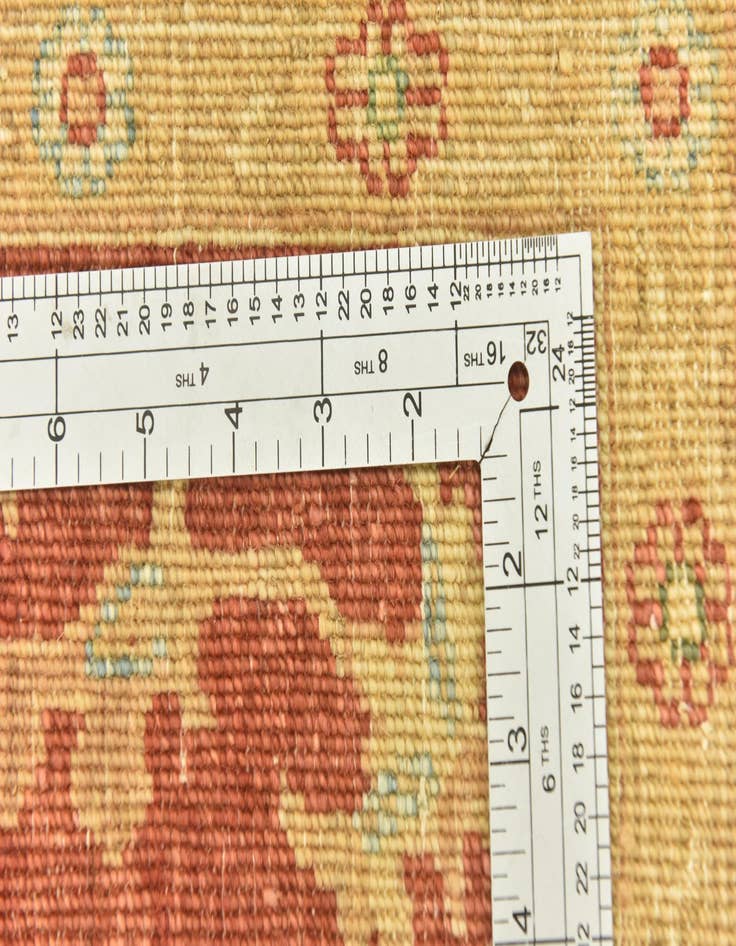 Detail image of 2' 7 x 8' 7  Hand Knotted Peshawar Ziegler Runner Rug