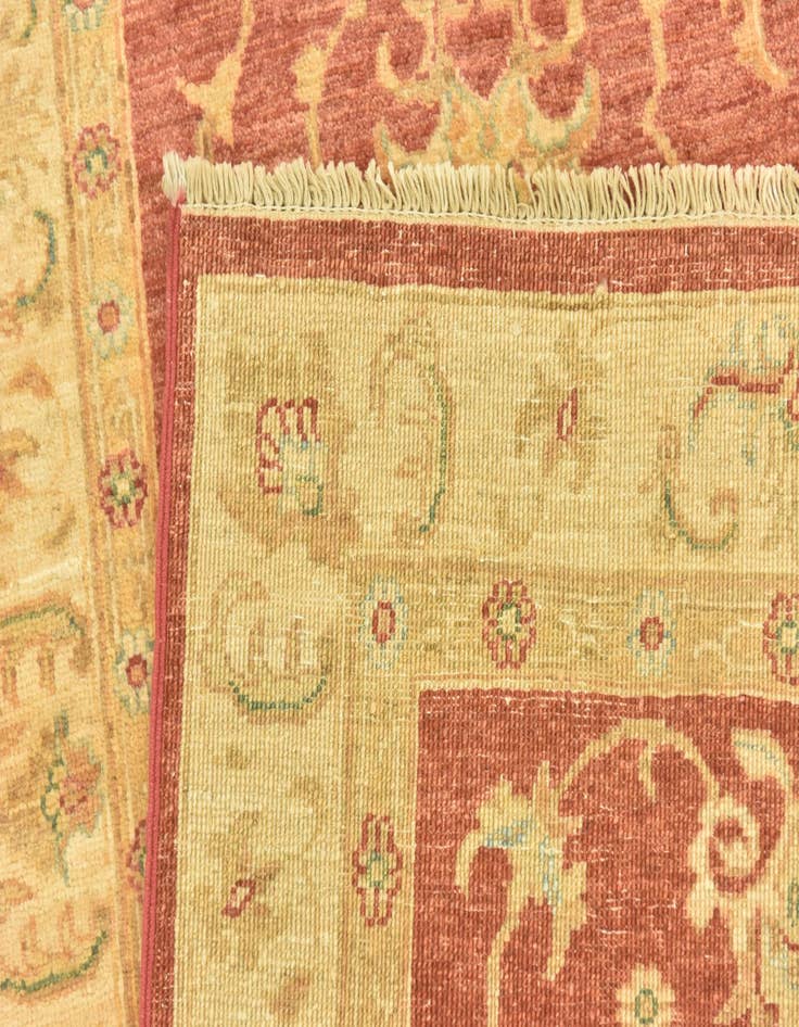 Detail image of 2' 7 x 8' 7  Hand Knotted Peshawar Ziegler Runner Rug