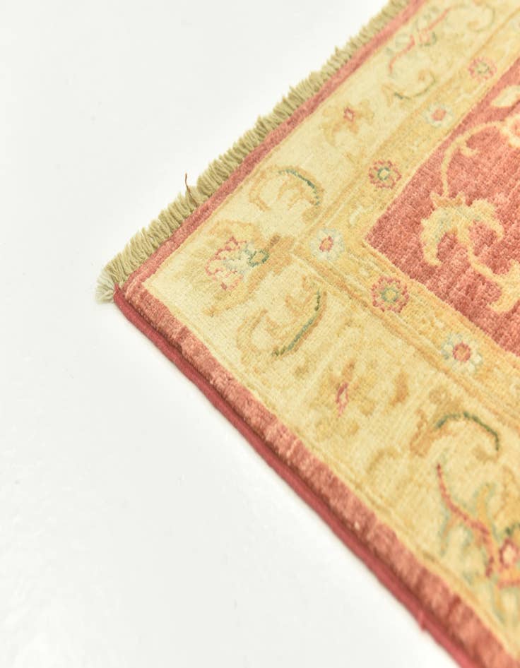 Detail image of 2' 7 x 8' 7  Hand Knotted Peshawar Ziegler Runner Rug