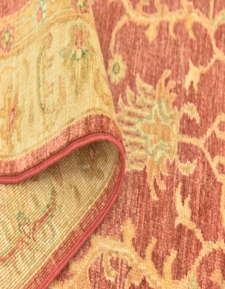 Detail image of 2' 7 x 8' 7  Hand Knotted Peshawar Ziegler Runner Rug