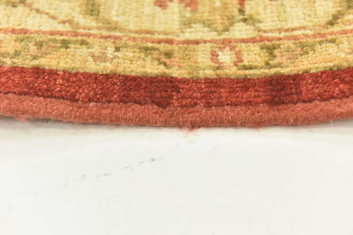 3' 9 x 9' 8 Hand Knotted Peshawar Ziegler Runner Rug