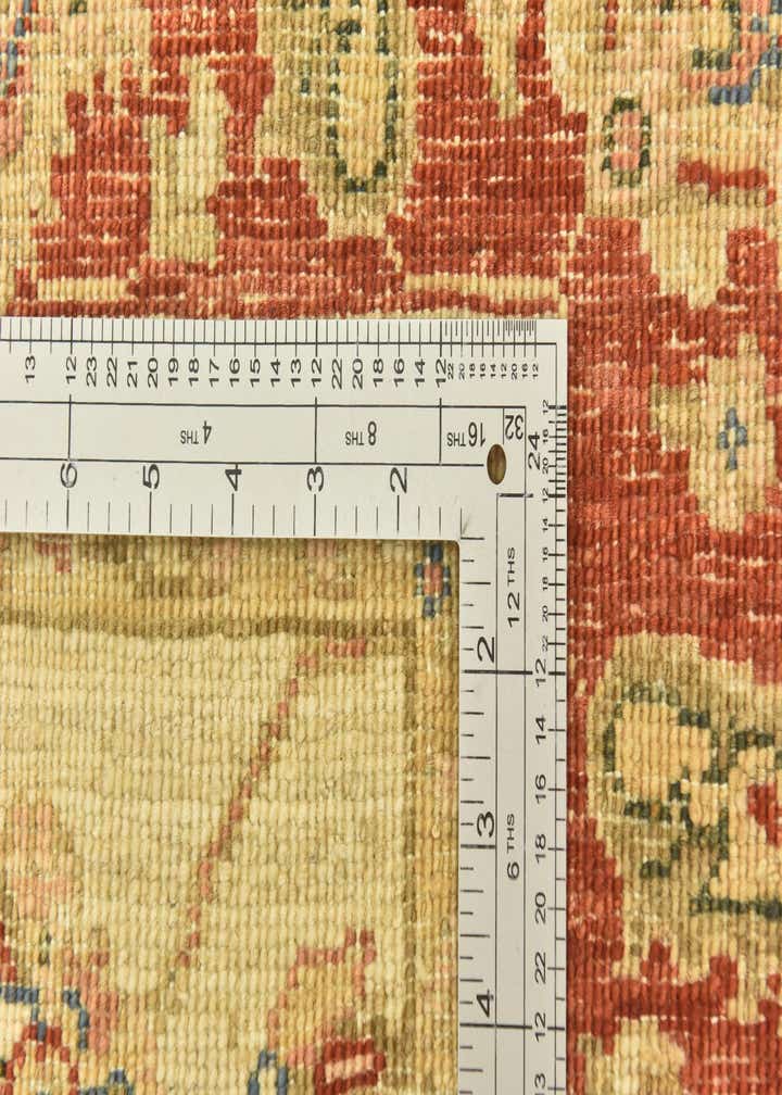 3' 10 x 17' 5 Hand Knotted Peshawar Ziegler Runner Rug