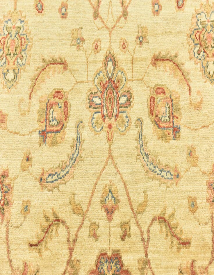Detail image of 3' 10 x 17' 5 Hand Knotted Peshawar Ziegler Runner Rug
