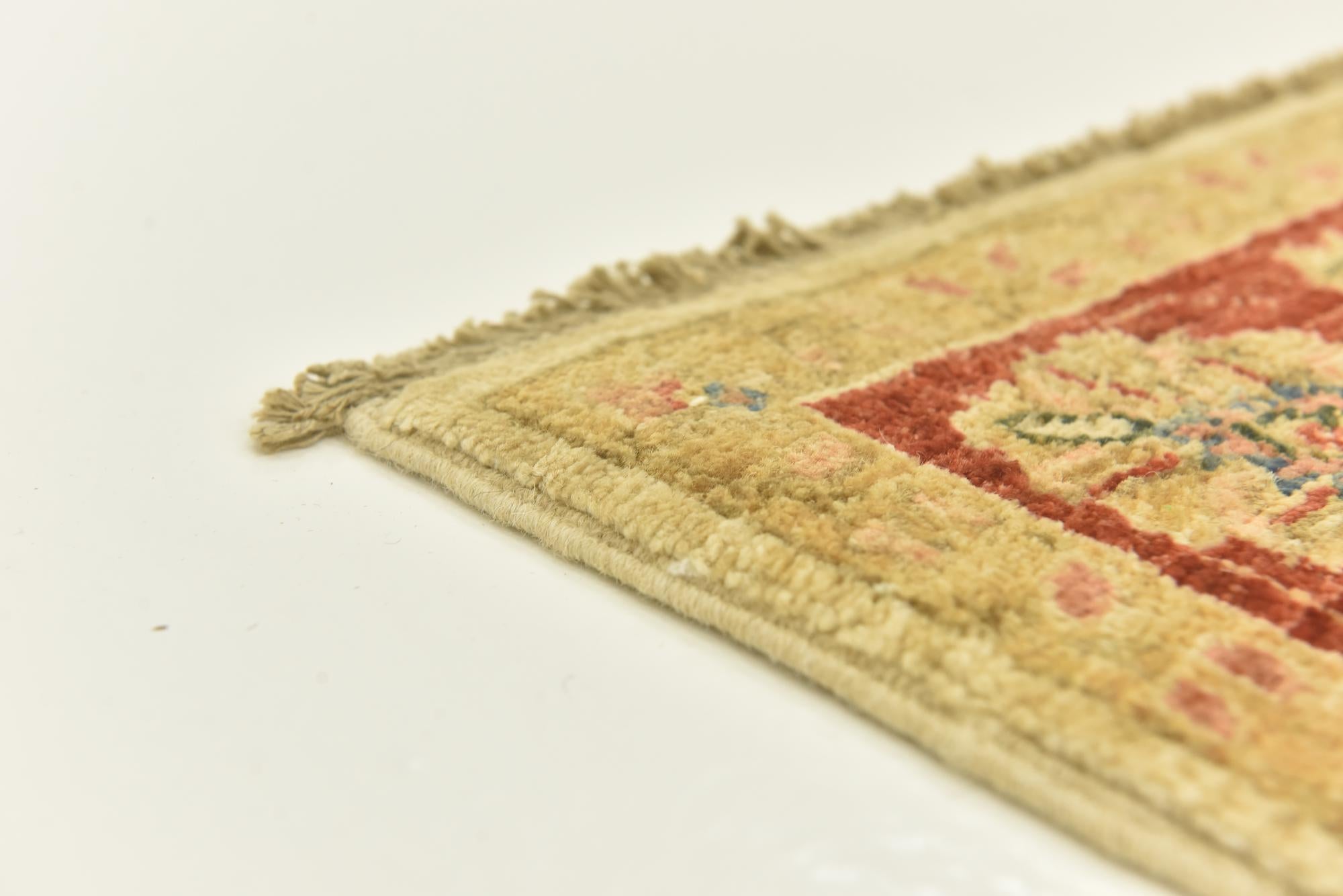 3' 10 x 17' 5 Hand Knotted Peshawar Ziegler Runner Rug