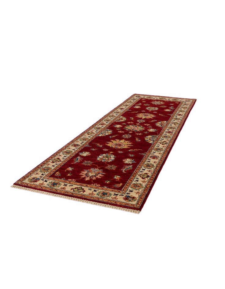 Detail image of 2' 8 x 8' 4 Hand Knotted Peshawar Ziegler Runner Rug