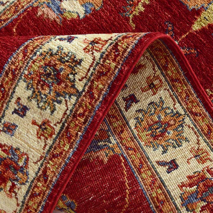 2' 8 x 8' 4 Hand Knotted Peshawar Ziegler Runner Rug