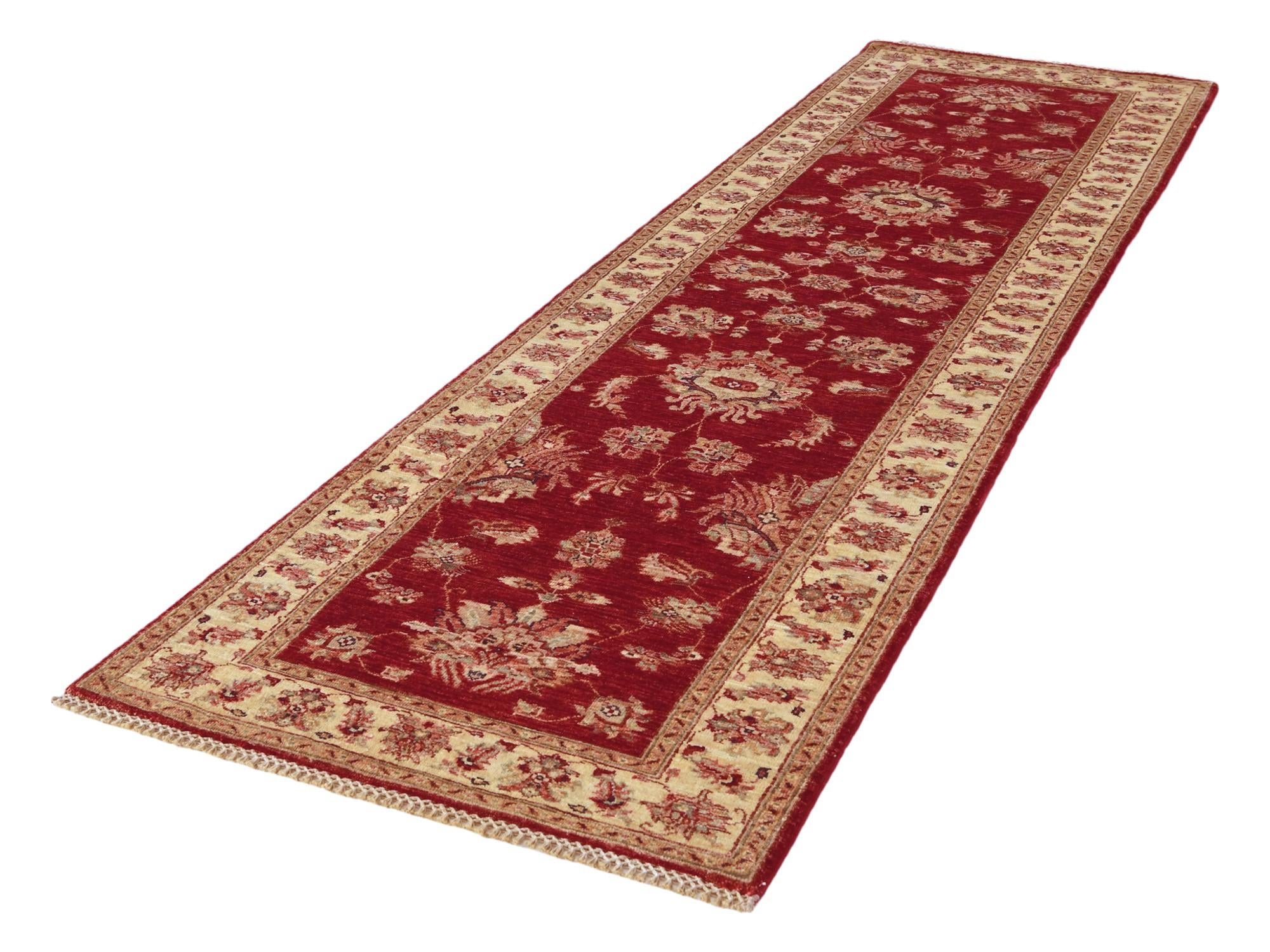 2' 10 x 10' 2 Hand Knotted Peshawar Ziegler Runner Rug