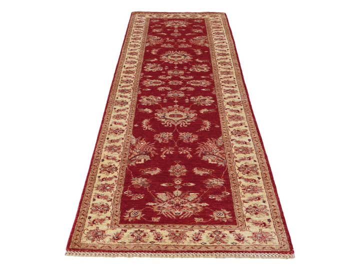 2' 10 x 10' 2 Hand Knotted Peshawar Ziegler Runner Rug