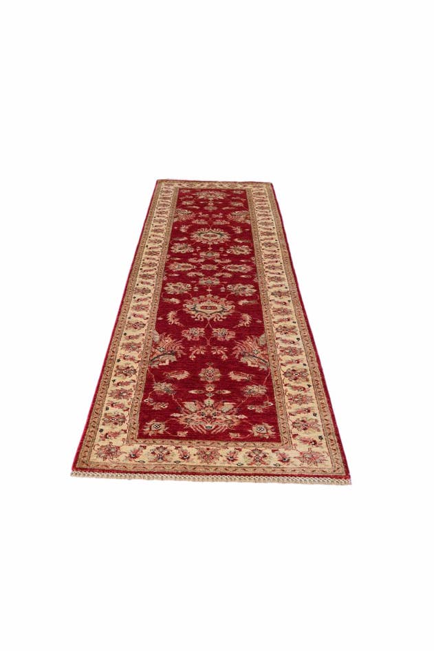 Detail image of 2' 10 x 10' 2 Hand Knotted Peshawar Ziegler Runner Rug