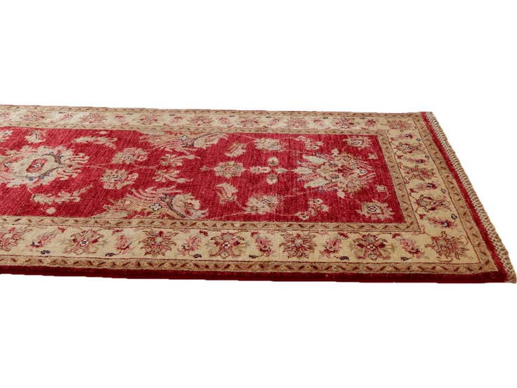 Detail image of 2' 10 x 10' 2 Hand Knotted Peshawar Ziegler Runner Rug
