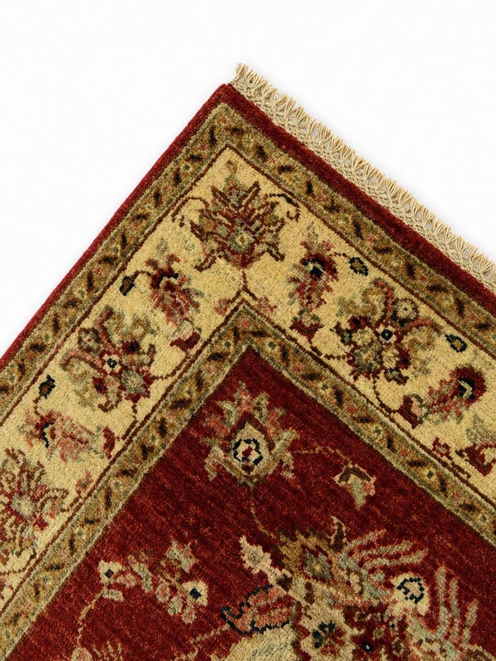 Detail image of 2' 10 x 10' 2 Hand Knotted Peshawar Ziegler Runner Rug