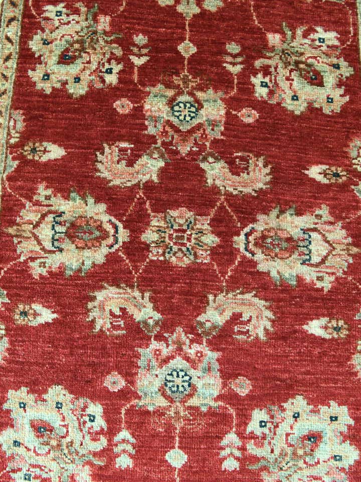 2' 10 x 10' 2 Hand Knotted Peshawar Ziegler Runner Rug