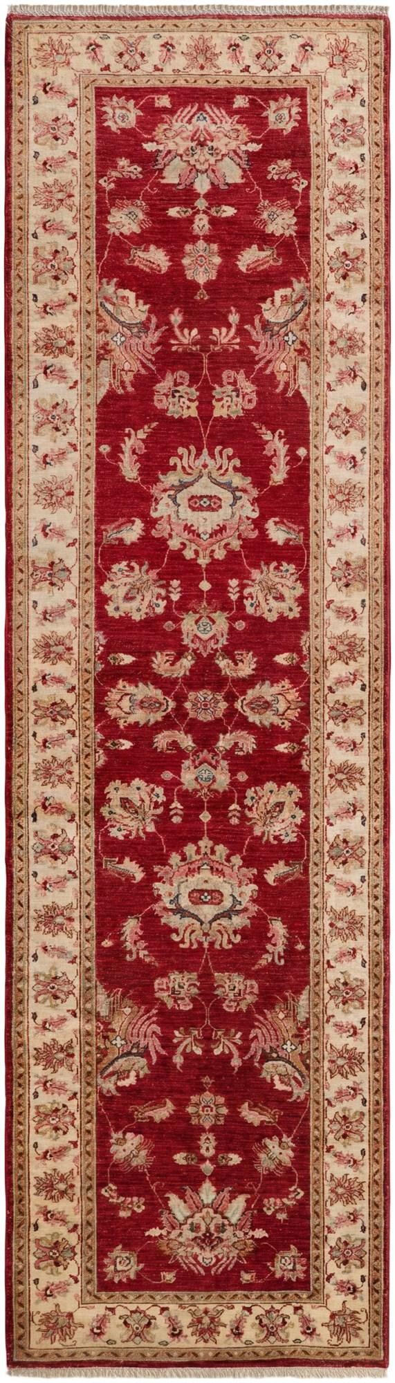 2' 10 x 10' 2 Hand Knotted Peshawar Ziegler Runner Rug