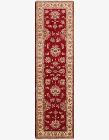 2' 10 x 10' 2 Hand Knotted Peshawar Ziegler Runner Rug