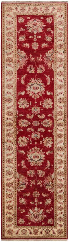 Detail image of 2' 10 x 10' 2 Hand Knotted Peshawar Ziegler Runner Rug