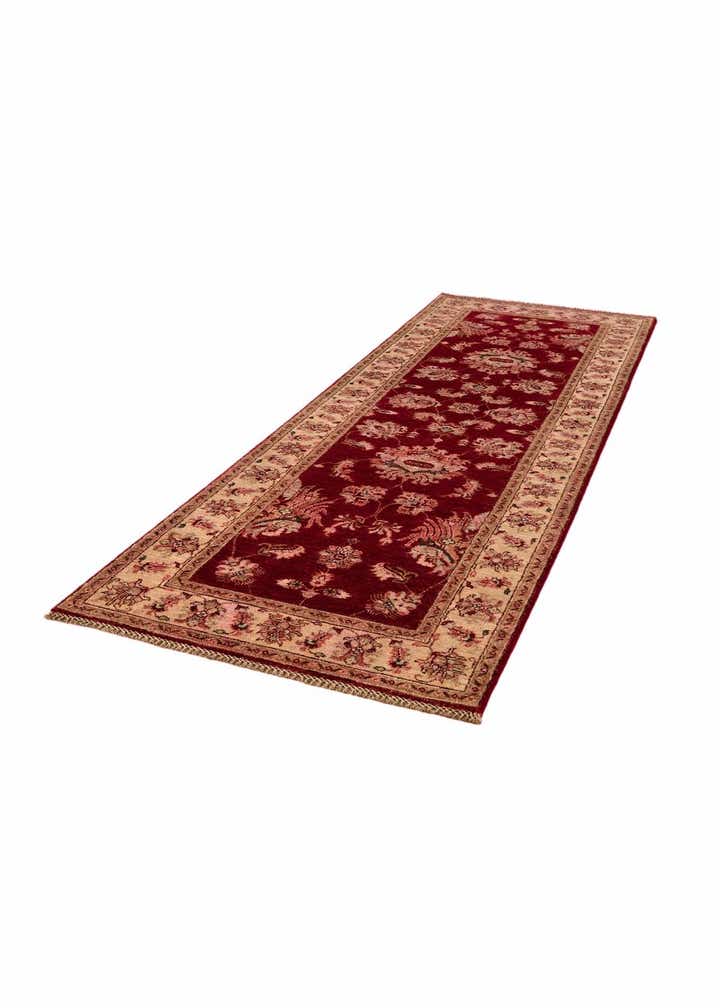 2' 9 x 8' 6 Hand Knotted Peshawar Ziegler Runner Rug